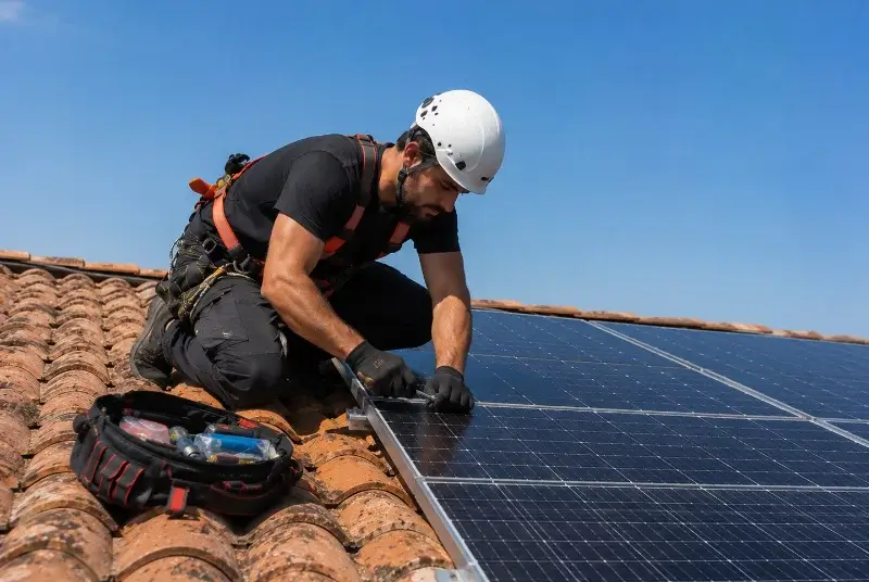 Maintenance et monitoring de panneaux solaires à la Dornac
